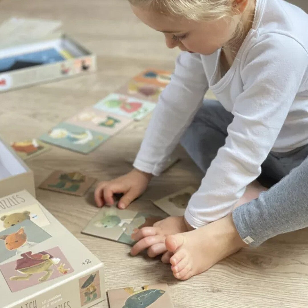 egmont toys puzzel mix&match dieren - 10x2st