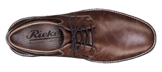 Rieker Schnürschuh  mit gepolsterter Innensohle, Freizeitschuh, Halbschuh, Schnürschuh