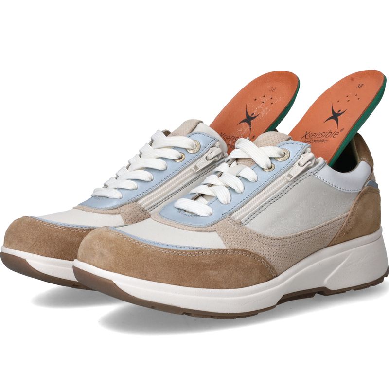 Xsensible Pristina Stretchwalker Sneakers Cognac Dames