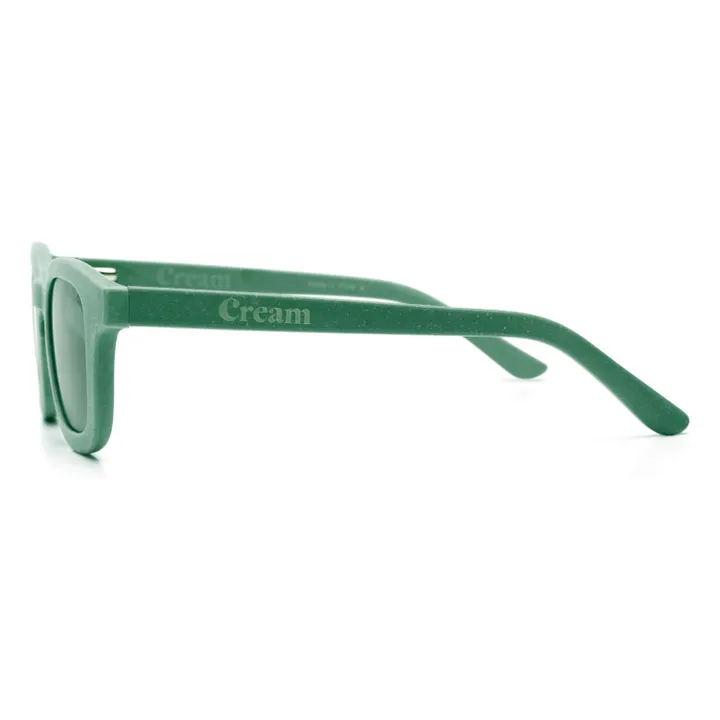 Cream Lunettes De Soleil Arrondies Cream x Gray Label | Vert