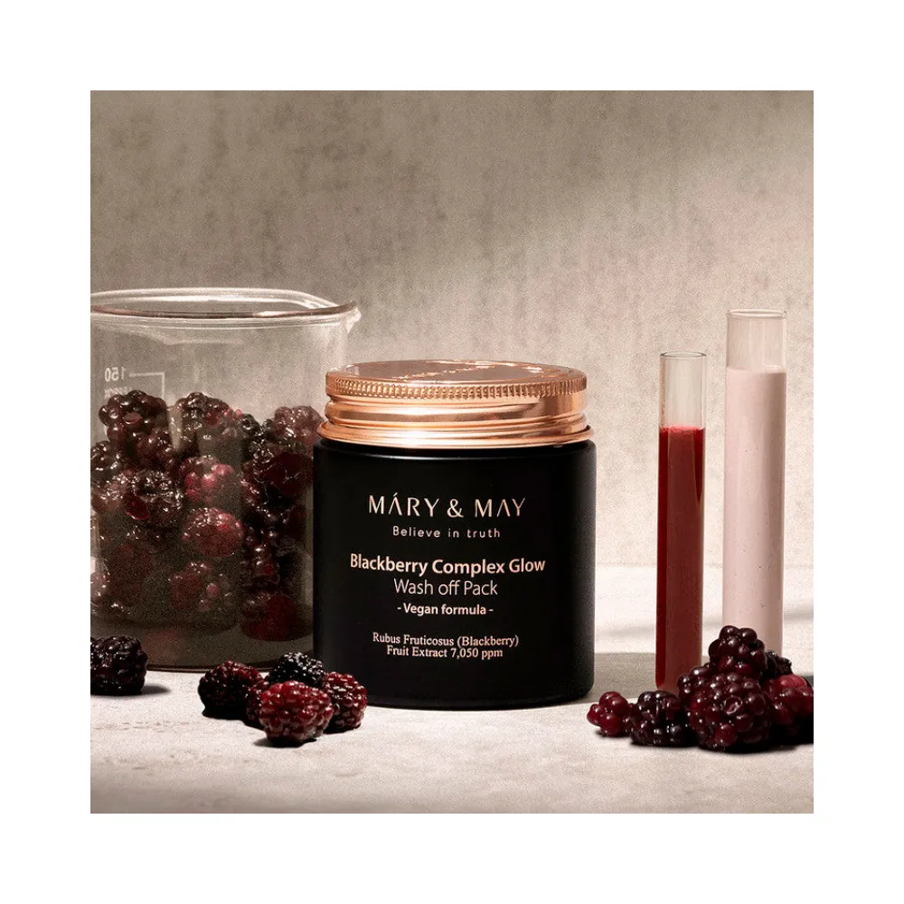 Mary&May Blackberry Complex Glow Washoff Pack - 125 g.