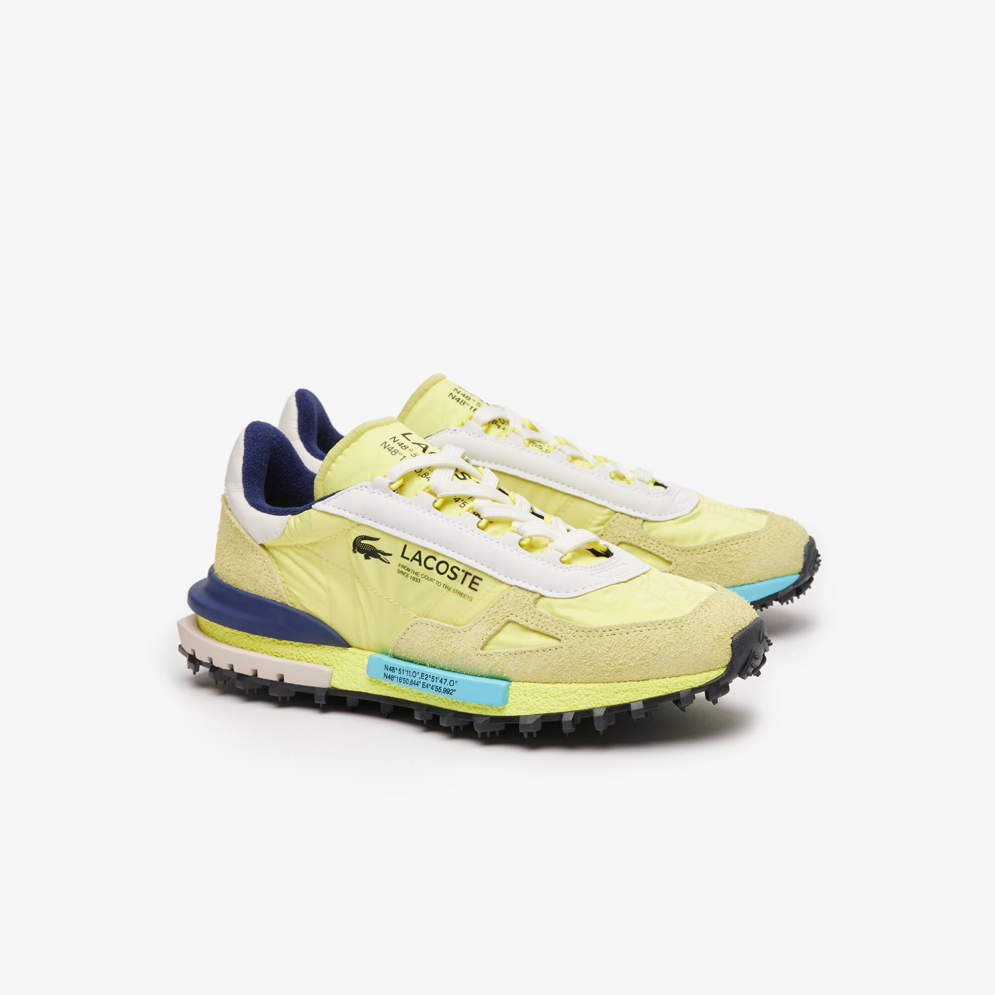 Sneakers Elite Active homme textile avec marquage Sneakers - Vert - Lacoste - Homme