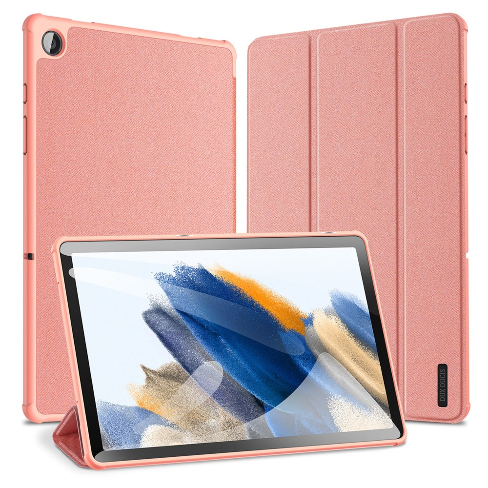 Samsung Galaxy Tab A9  Plus Tasche Smart Cover Hülle Stoff Design - Rosa