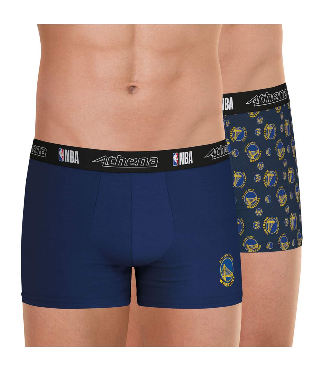 Lot de 2 boxers homme NBA WARRIORS