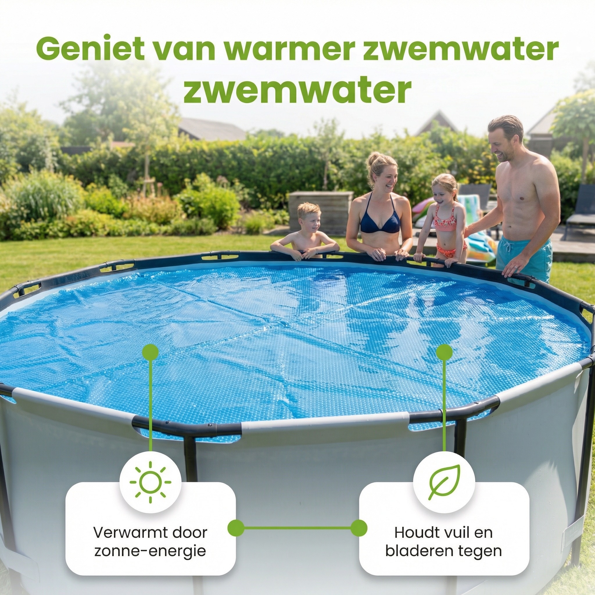Comfortpool ø244 cm solarzeil - Blue