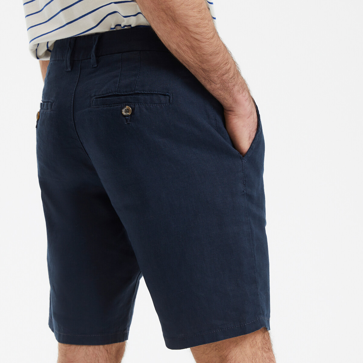 COLEÇÕES LA REDOUTE<br>Bermudas de linho