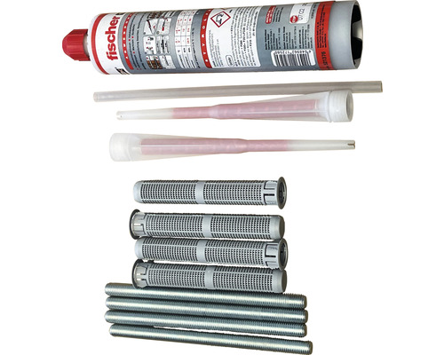 Luifelbevestiging zwaar anker M12x180 (set voor 6 bevestigingspunten)