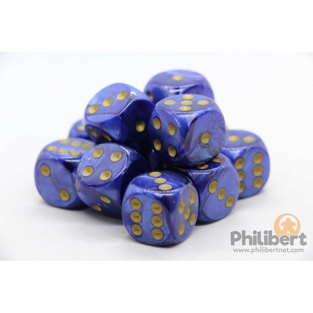 Set de 12 Dés 6 Faces Chessex : Scarab