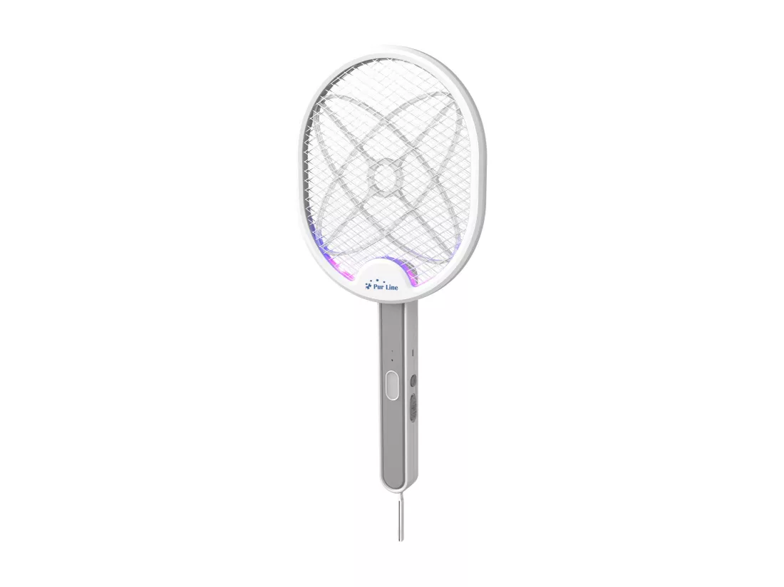 Raquette anti-insecte multi-positions avec USB