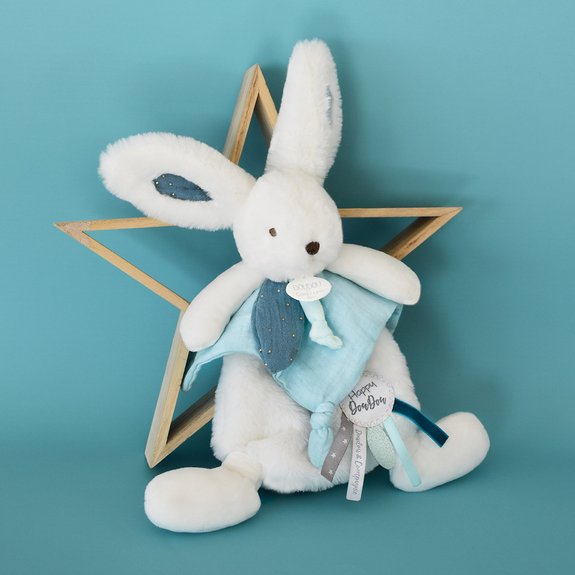 Doudou Pop Happy Pompon Paon
