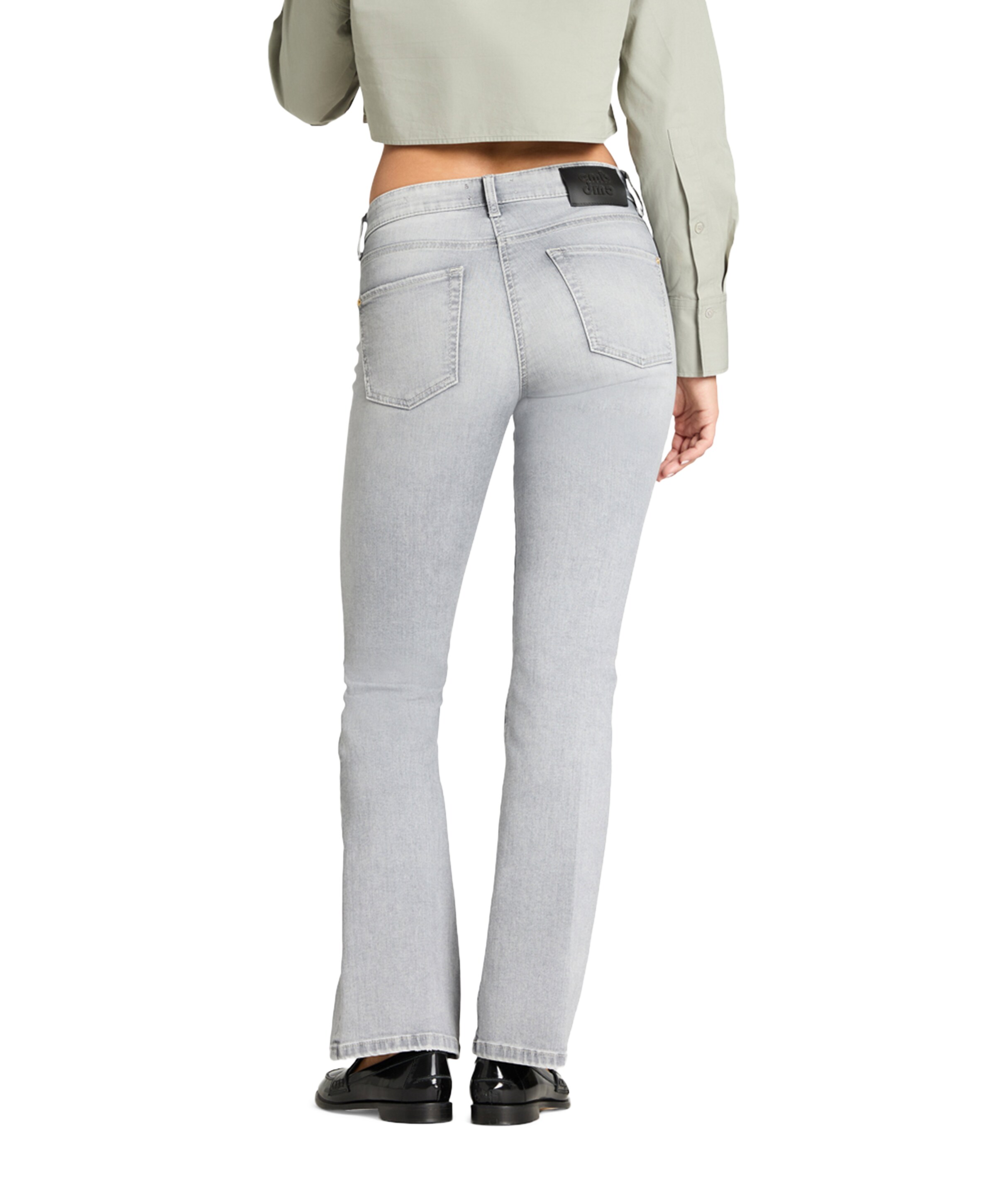 Cambio Paris flared dames jeans grijs