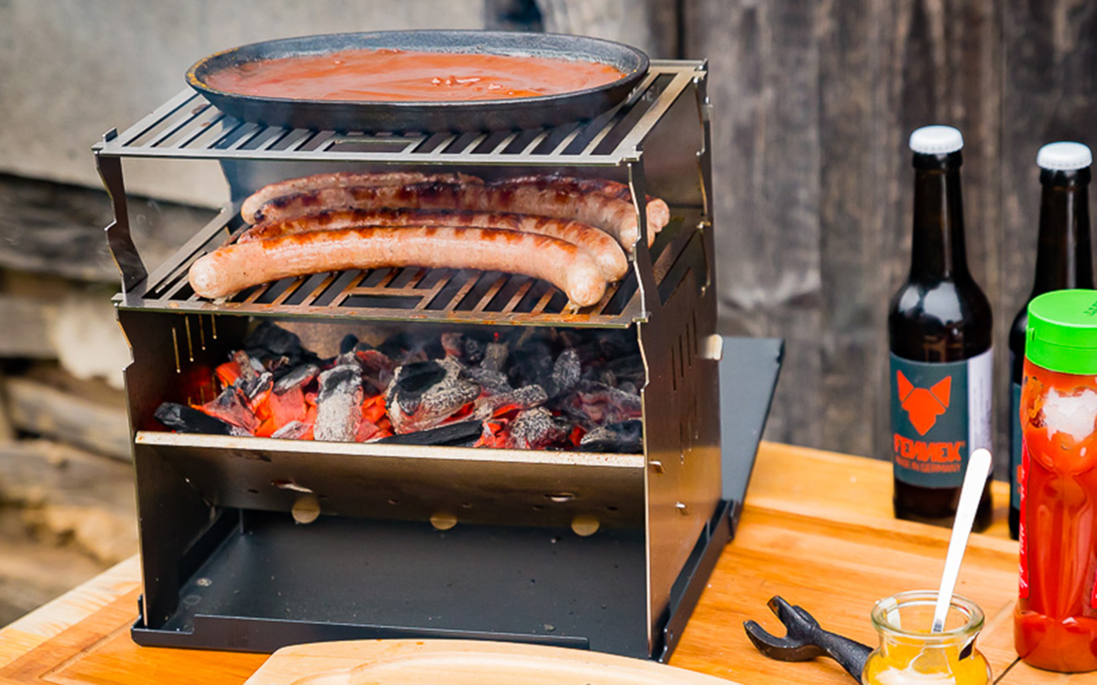 Fennek Zweiter Grillrost für den Fennek Grill 270 x 183 mm