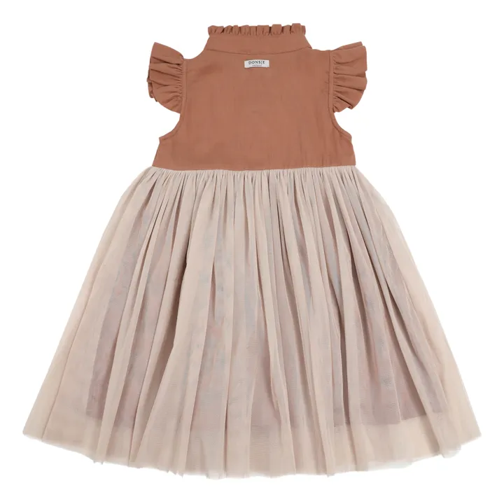 Donsje Robe en Tulle Fleurance | Vieux Rose