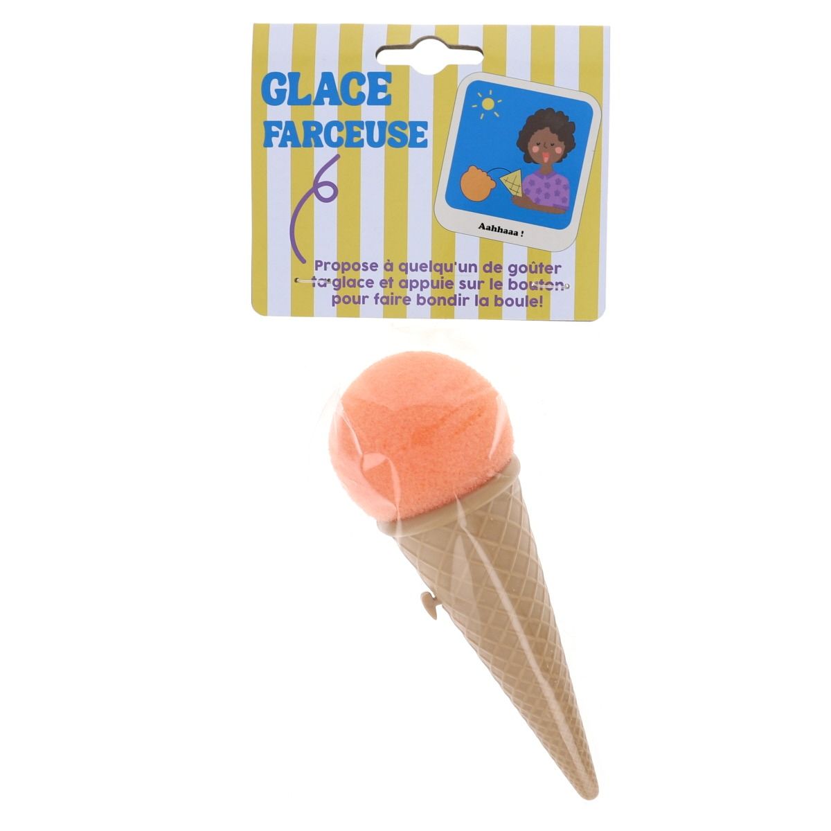 Glace farceuse Mercredi et Patati