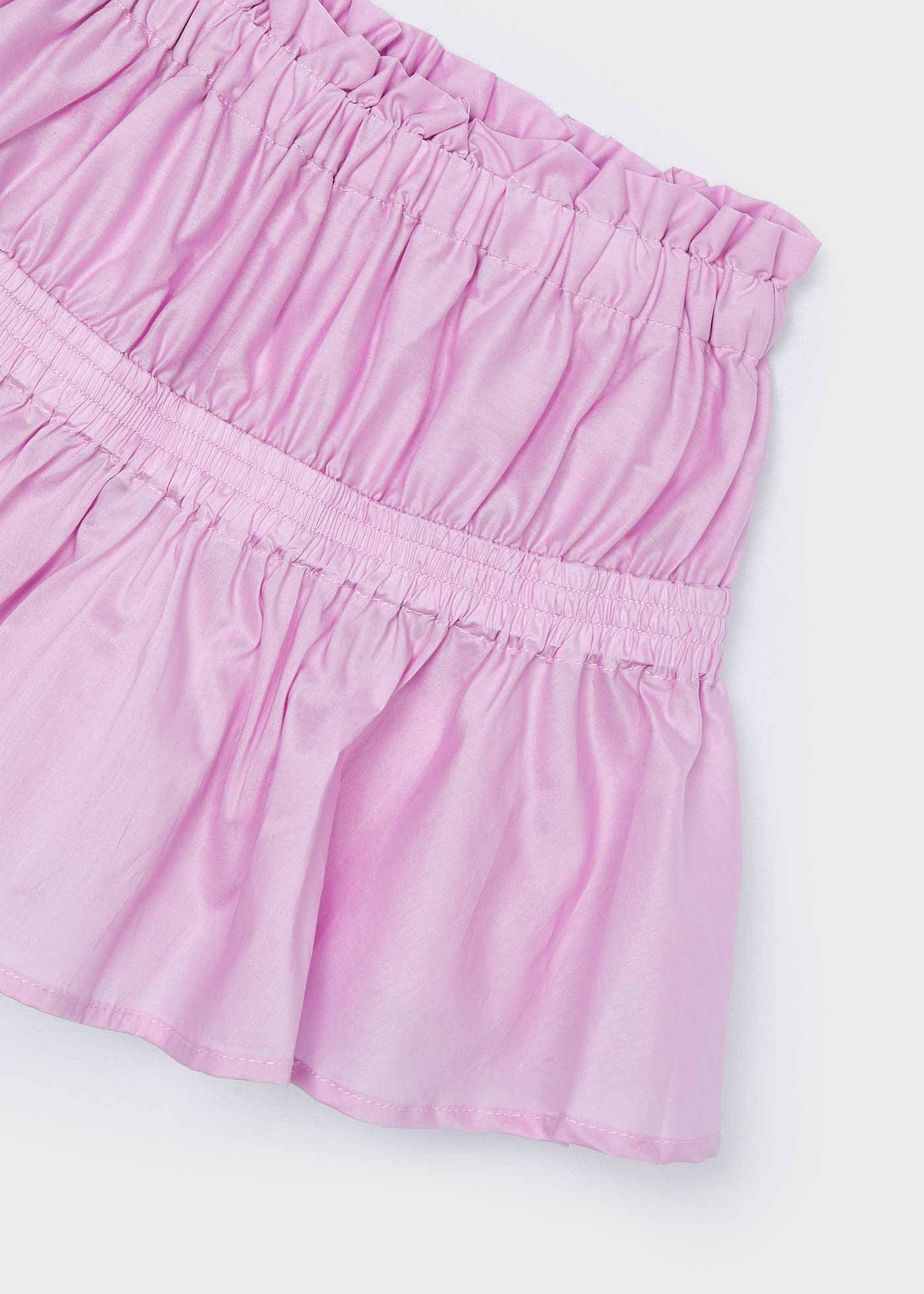 Saia de popeline para meninas
