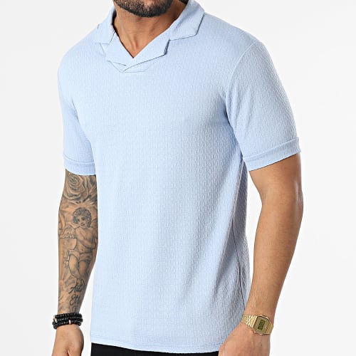Polo Manches Courtes UY792 Bleu Ciel