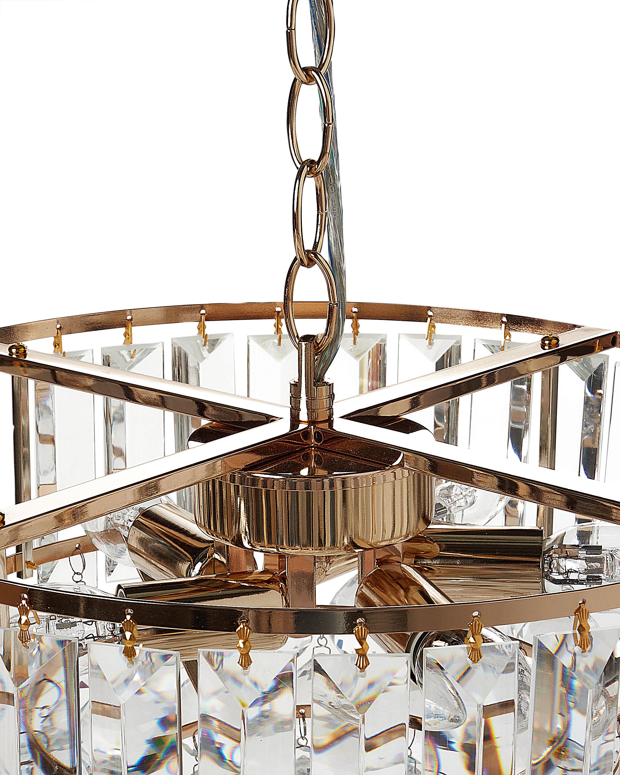 Kroonluchter ACHEIRO S Kristal Goud