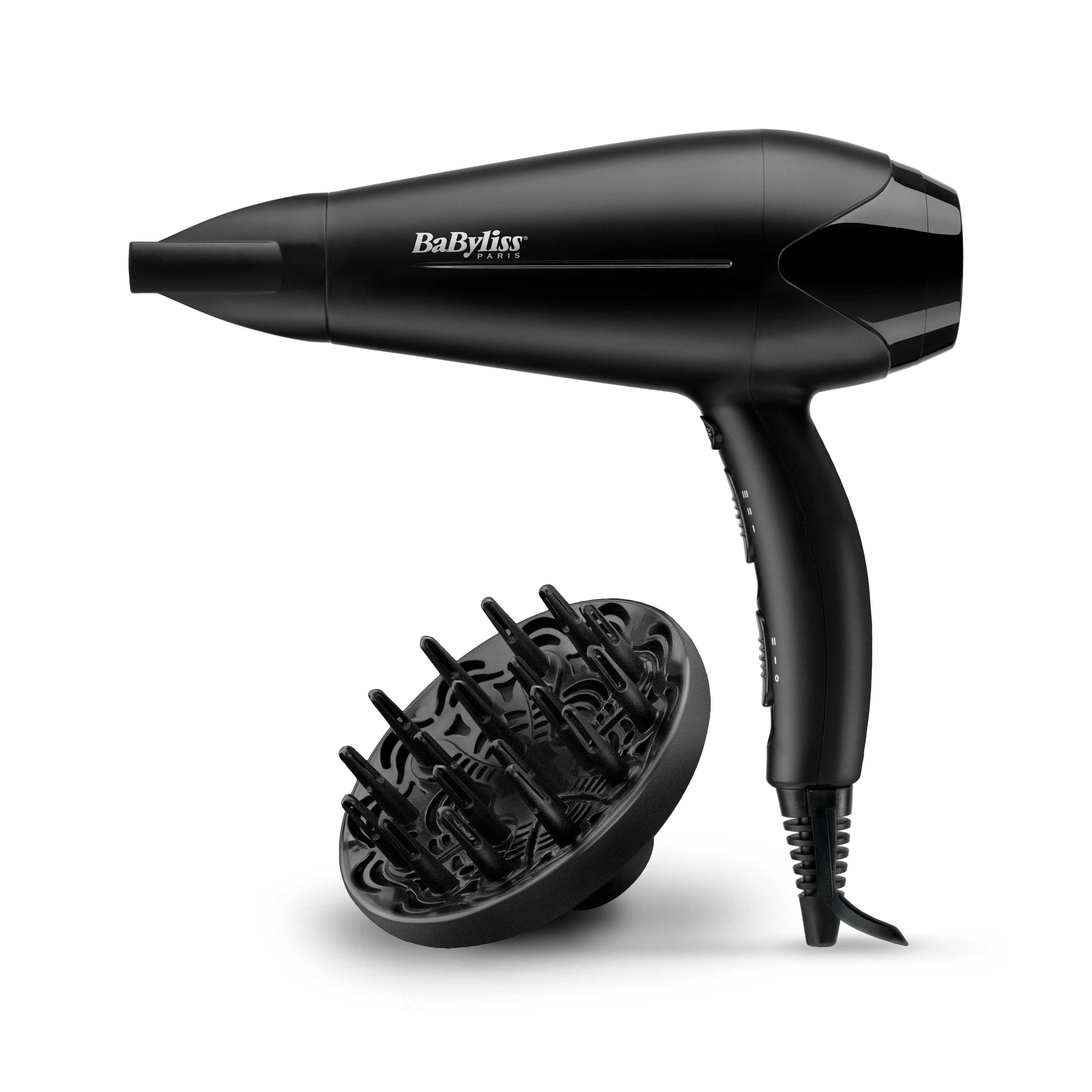 SECADOR DE CABELO BABYLISS D563DE PRETO 2100W