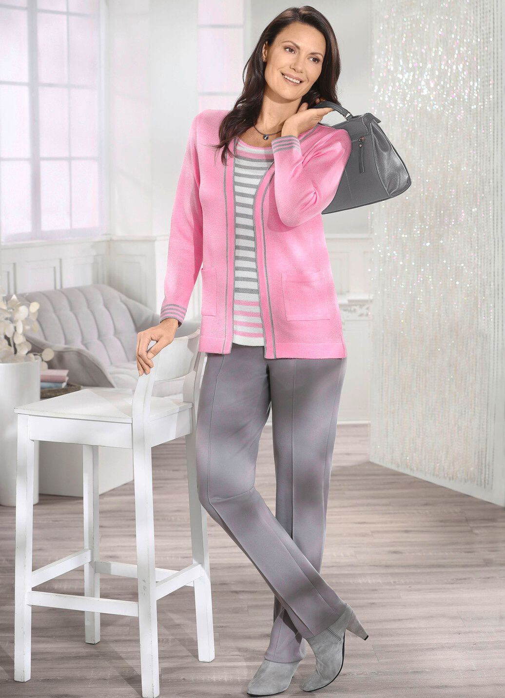 Pullover in Twinset-Optik