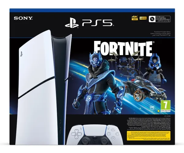 Sony PS5 Slim Digital 1 TB Fortnite Cobalt Star-pakke