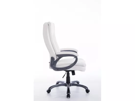Chaise de bureau - Similicuir & Plastique - Blanc - XL Bern
