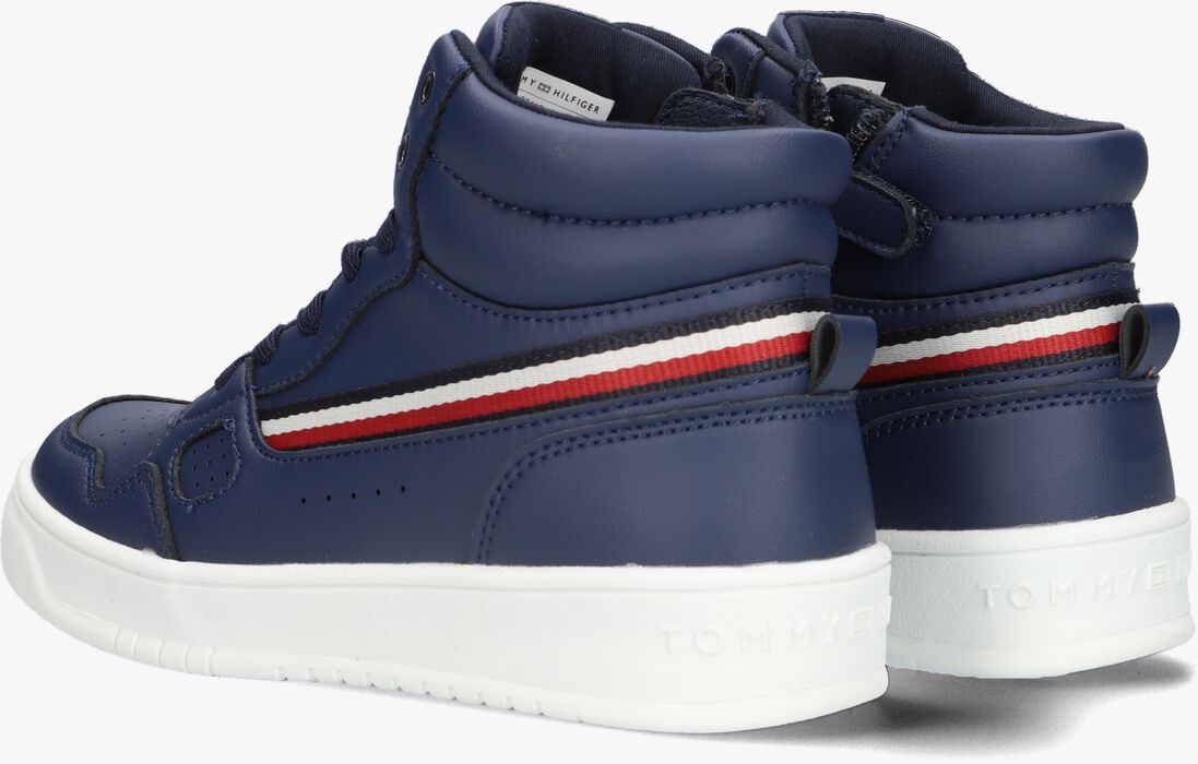 TOMMY HILFIGER blauwe tommy hilfiger hoge sneaker 33113