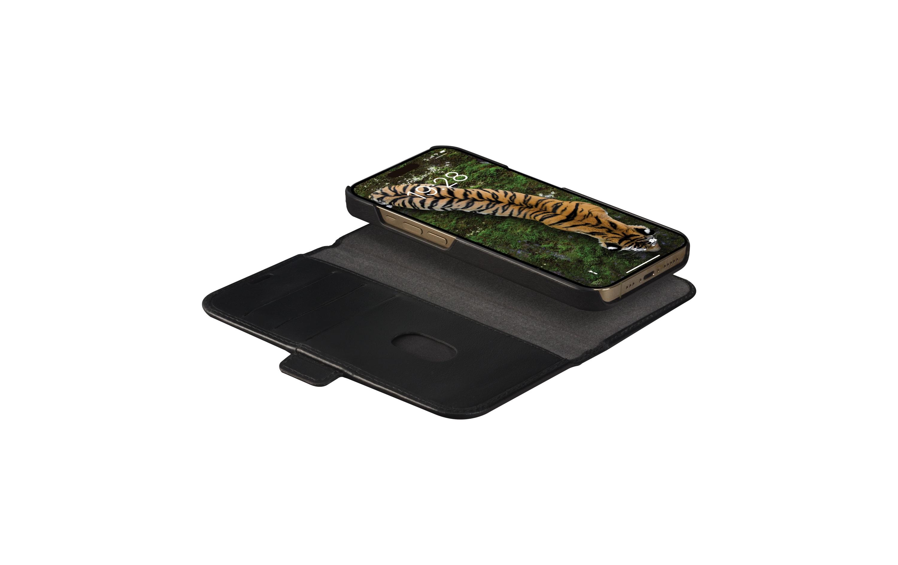 Book Cover Lynge iPhone 15 Pro SchwarzSchutzhülle für das Apple iPhone 15 Pro