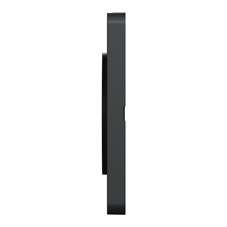 Plaque de finition triple Schneider Electric Odace Touch gris anthracite