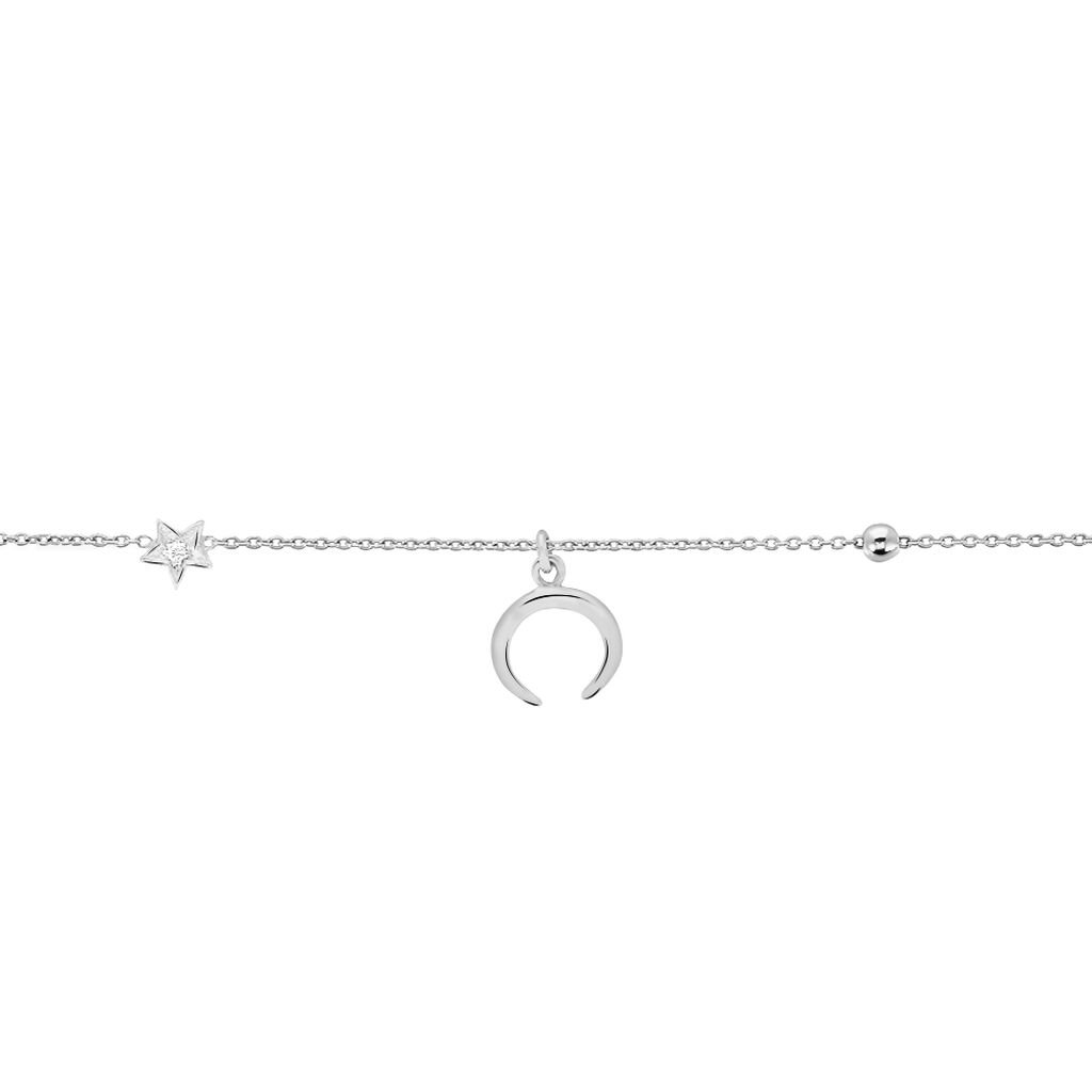 Bracelet Serenella Argent Blanc Oxyde De Zirconium