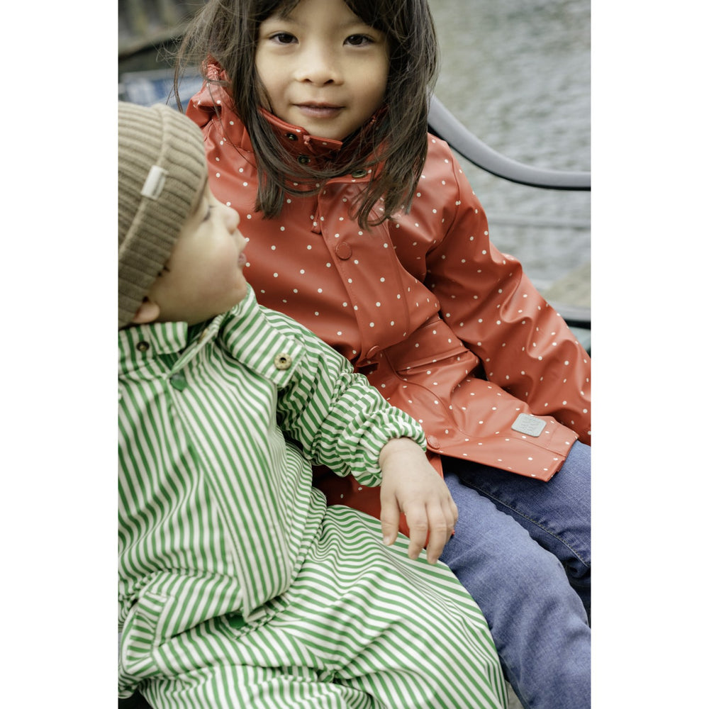 Køb MarMar Rainwear Green Stripes Orion Dragt Outerwear