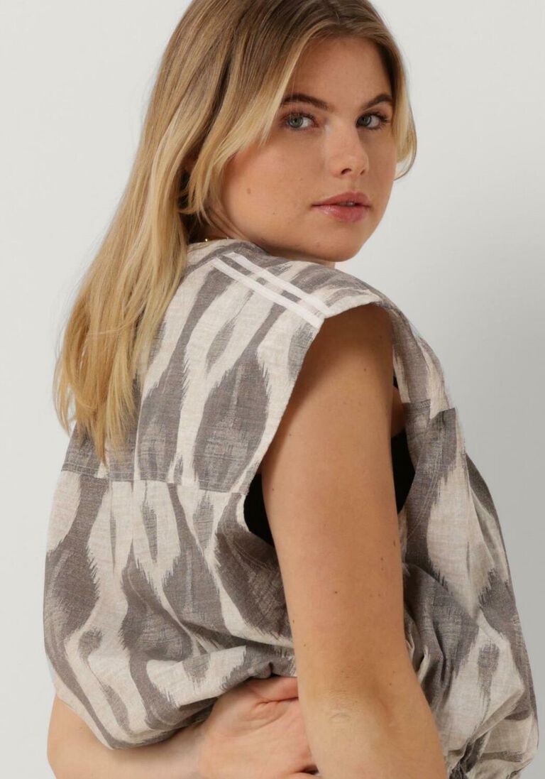 10DAYS ecru 10days  playsuit ikat