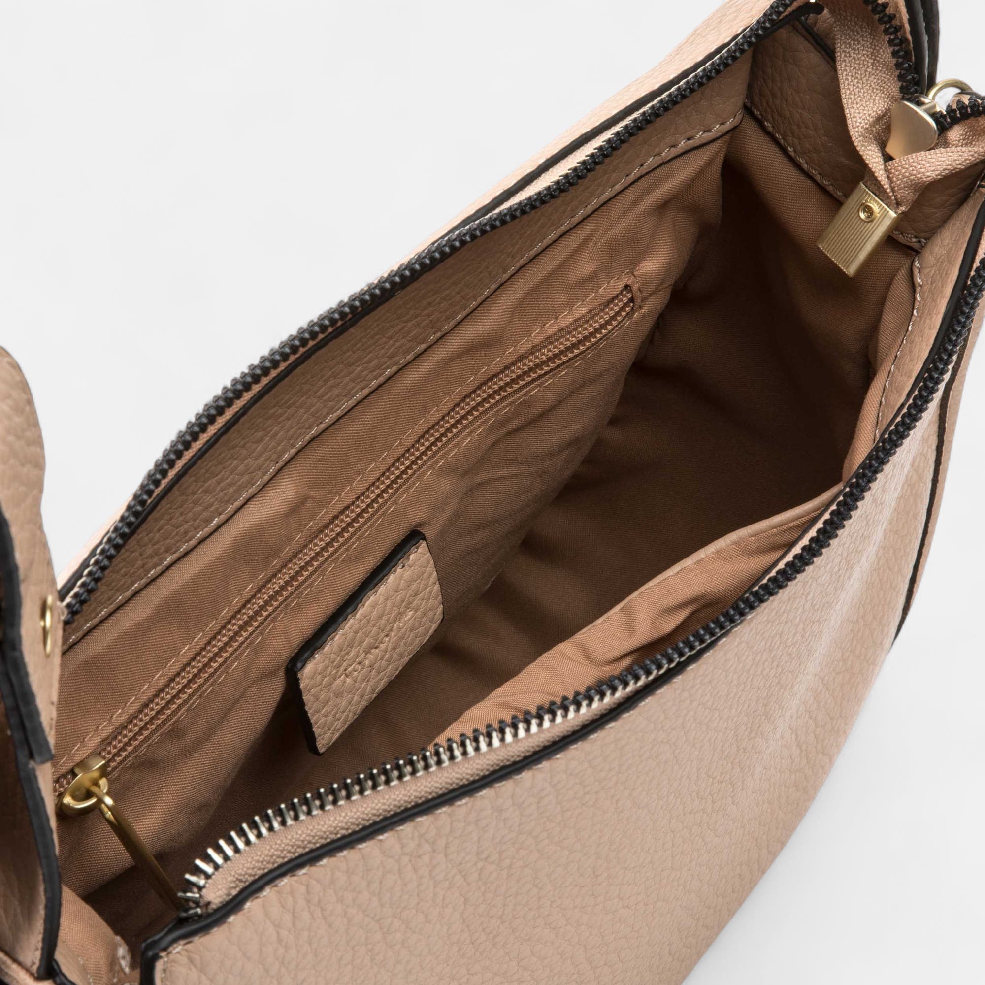 Sac bandoulière beige