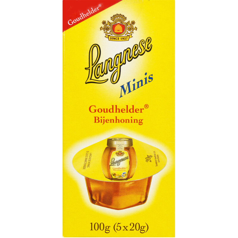 Langnese Goudhelder bijenhoning minis