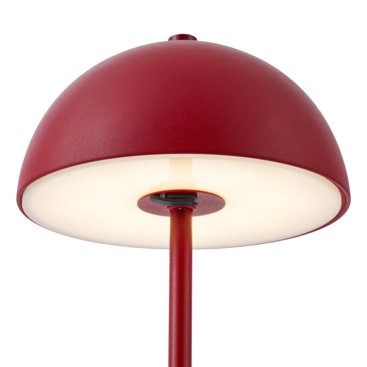 Buiten tafellamp donker rood incl. LED 3-staps dimbaar IP44 oplaadbaar - Keira