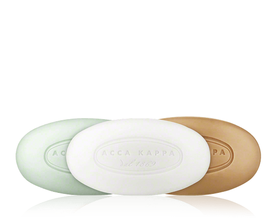 Acca Kappa Soap Collection Set mit Green Mandarin Soap 150g-150g-150g
