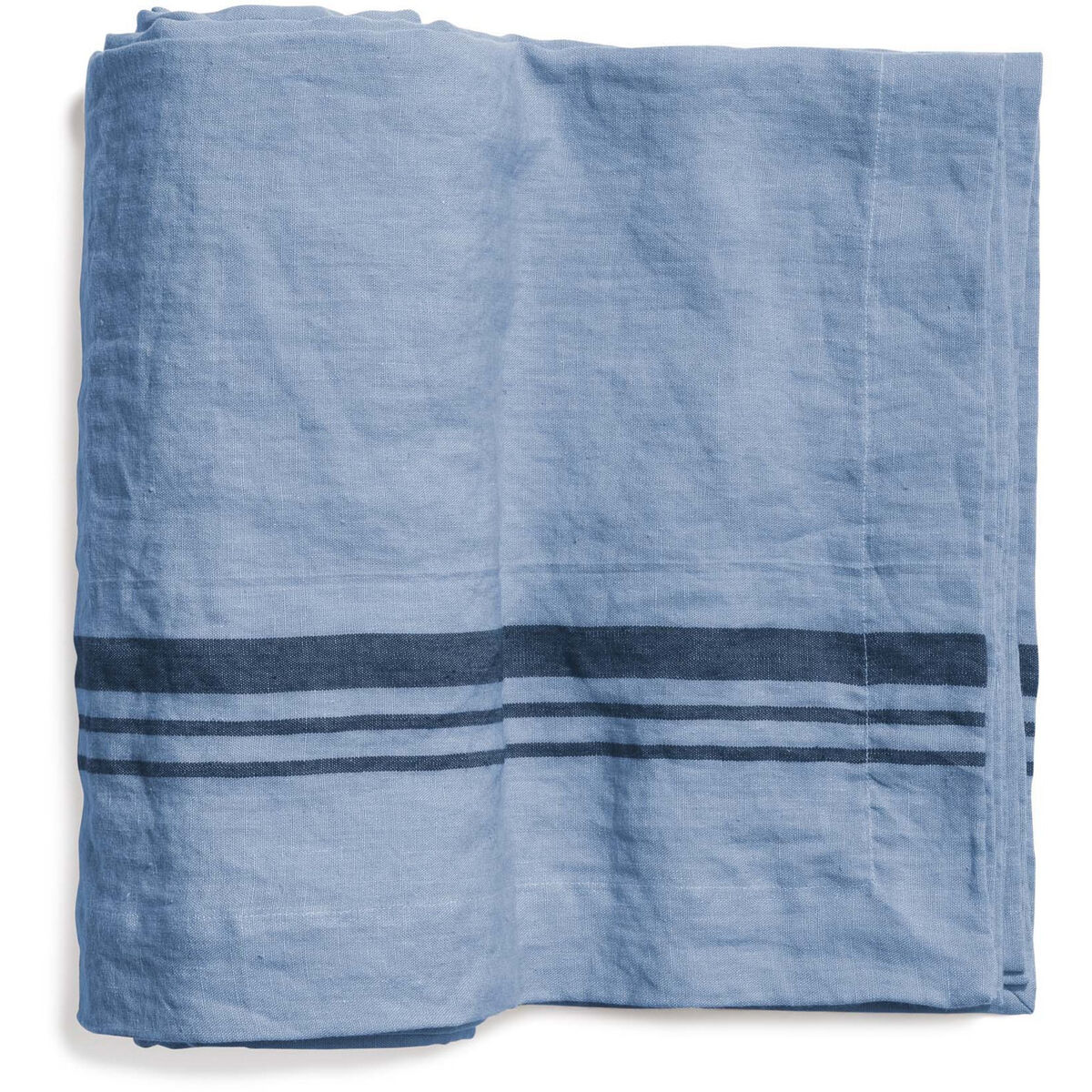 Duk LORRY i lin, stripe, Misty Blue
