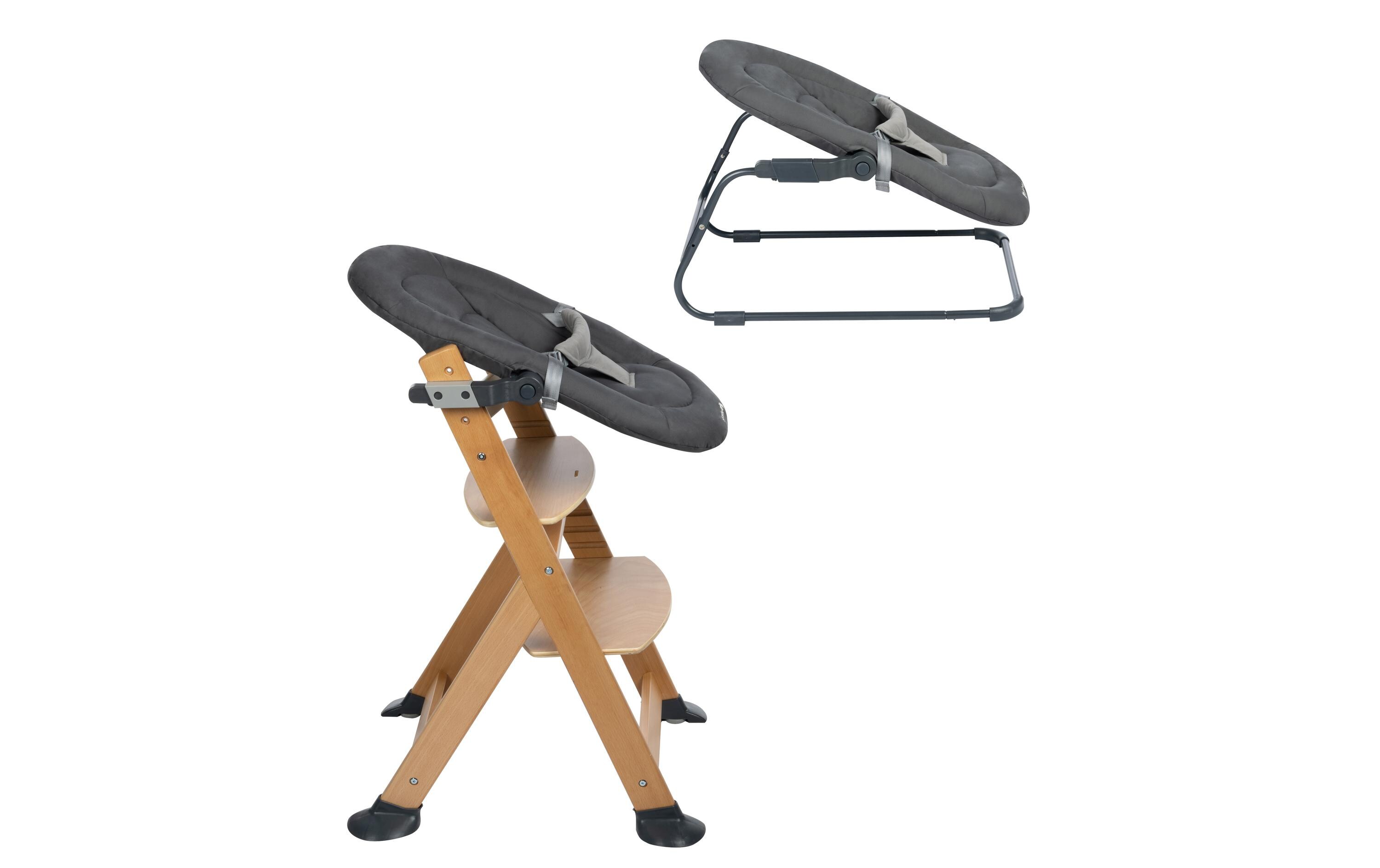 Hochstuhlaufsatz Timba Baby Tinted Graphite2-in-1-Babywippe Timba Baby