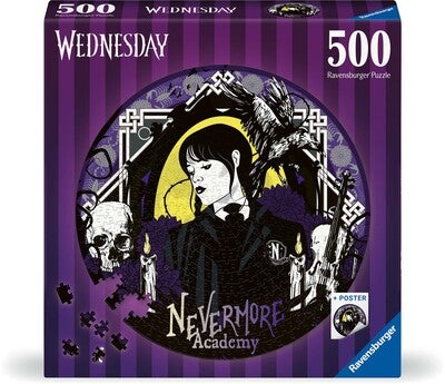 Ravensburger Rundt Wednesday Puslespill 500 Brikker