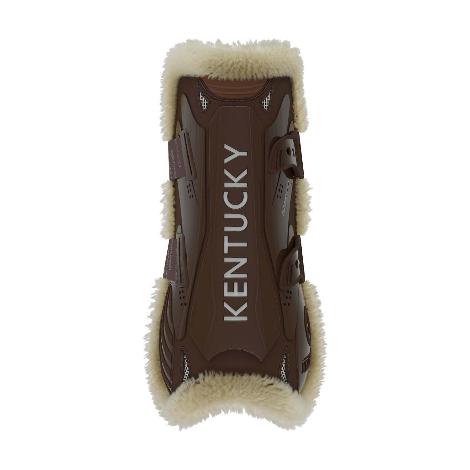 KENTUCKY Springgamaschen Vegan Sheepskin Bamboo Shield, für Vorderbeine - brown