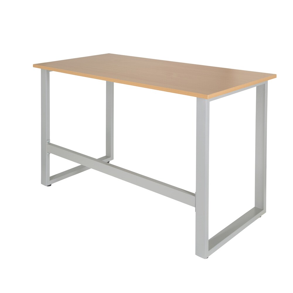 Schreibtisch WORKSPACE LIGHT I Melaminharzbeschichtete Spanplatte, Gestell pulverbeschichteter Stahl hjh OFFICE