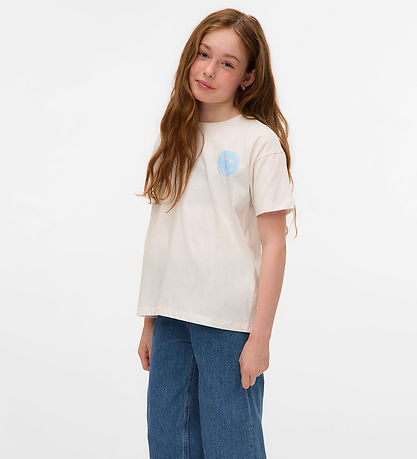 Vero Moda Girl T-Shirt - VmPhotostatic - Snow White/Ballon