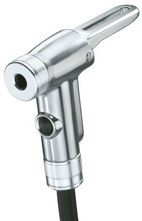 JOE BLOW ACE DX SMARTHEAD Alu-Pumpenadapter mit Schlauch  silber schwarz