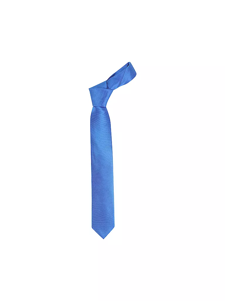 SEIDENFALTER Krawatte blau