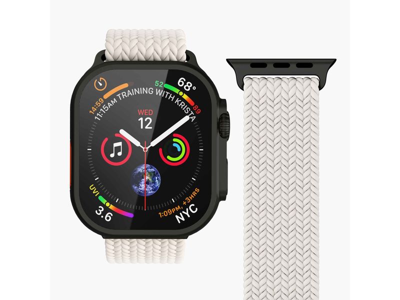 Vonmählen Armband Woven Loop Apple Watch 44/45/46/49 mm Cre Armband für Apple Watch 44/45/46/49 mm