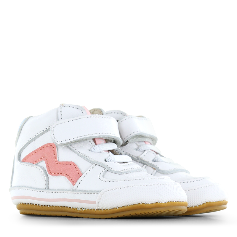 Shoesme wit-roze BABY-PROOF® schoentje  | Meisjes schoenen