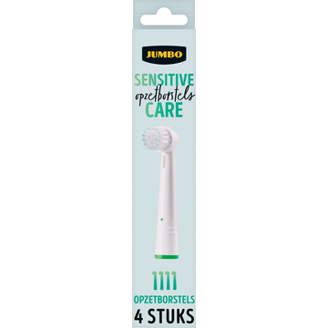 Jumbo Sensitive Care Opzetborstels 4 Stuks