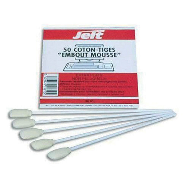 Jelt® Sachet de 50 Coton-tiges Embout Mousse