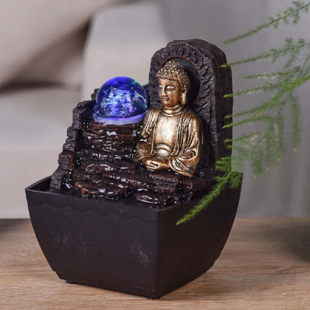 Zen'Arôme Zen Arome Petite Fontaine Bouddha Theravada