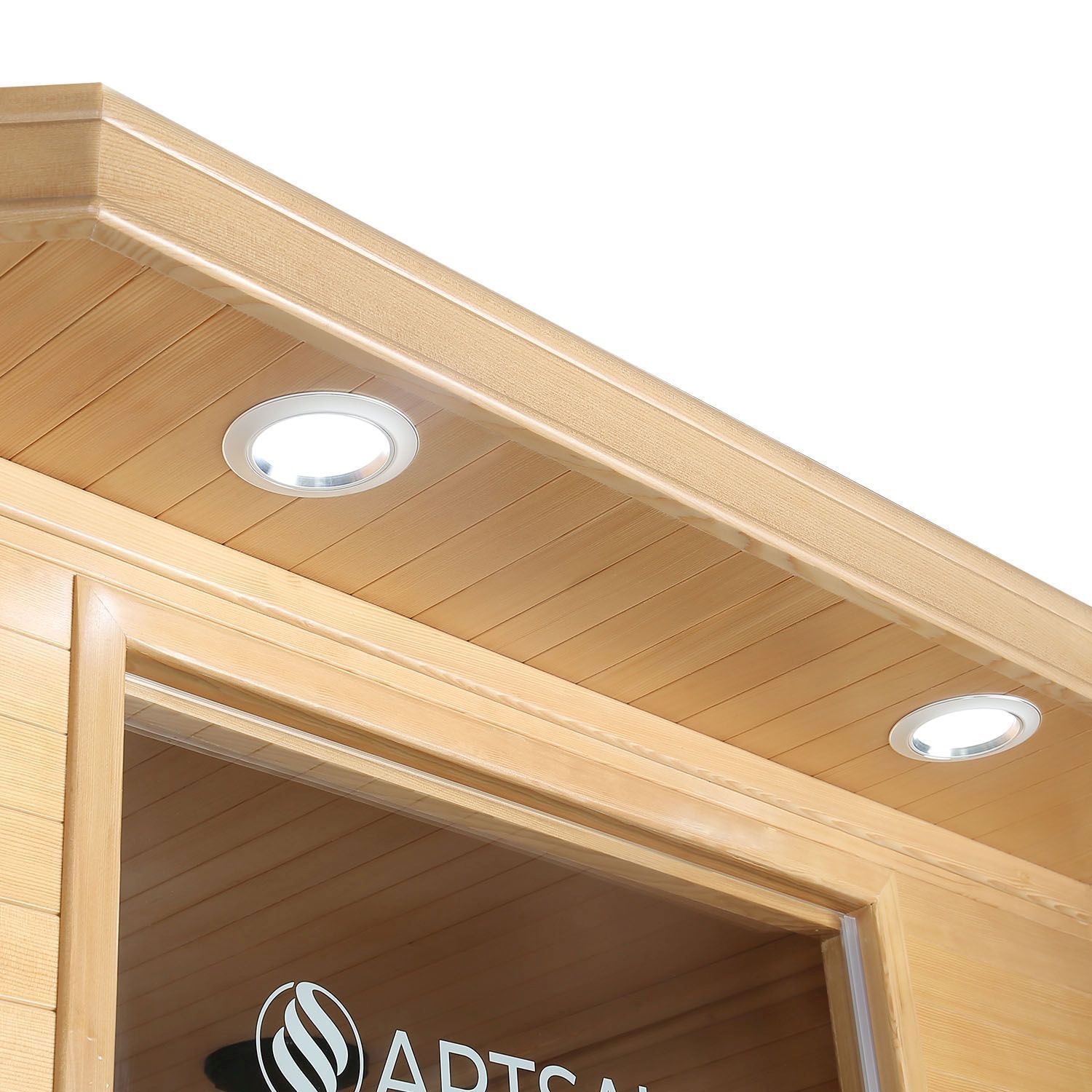 Artsauna Infrarotkabine Wärmekabine Oslo mit Keramikstrahlern & Hemlockholz