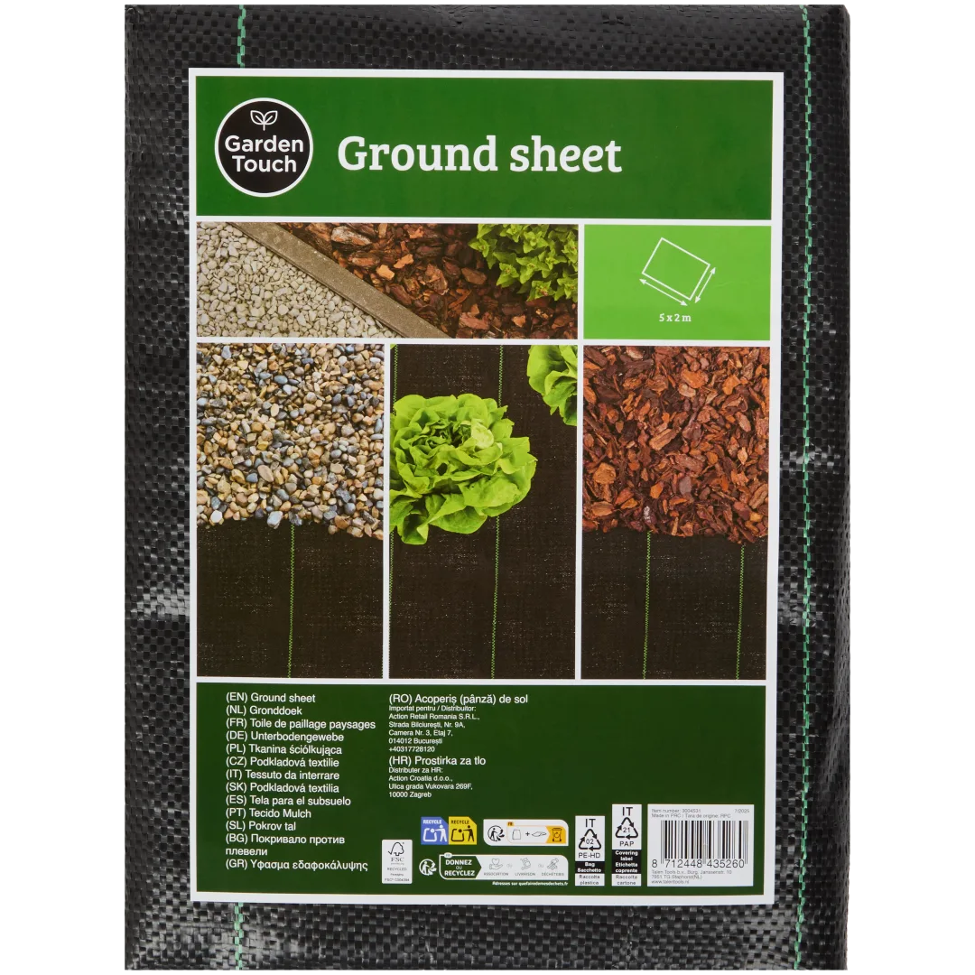 Garden Touch anti-worteldoek 5 x 2 meter